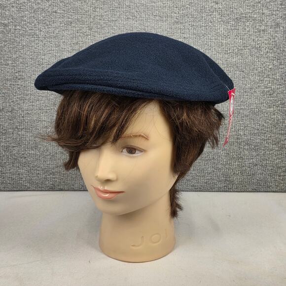 UC CAL BERKLEY x CPC III, INC. VINTAGE 80\'s NAVY WOOL BLEND FLAT CAP SIZE 7 1/2 main image 8